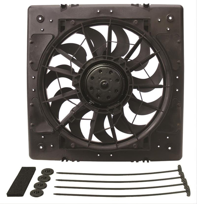 Derale Cooling Products Derale High-Output Single RAD Fan and Shroud Kits 16926 Autofit