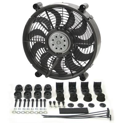 Derale Cooling Products Derale High-Output Single RAD Fans 16212 Autofit