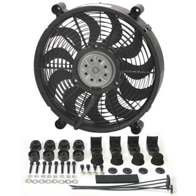 Derale Cooling Products Derale High-Output Single RAD Fans 16214 Autofit