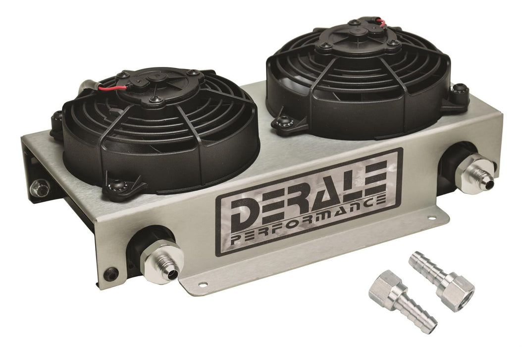 Derale Cooling Products Derale Hyper-Cool Remote Fluid Coolers with Fan Kits 13740 Autofit