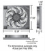 Derale Cooling Products Derale PWM Electric Fan Powerpacks 66819 Autofit