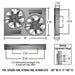 Derale Cooling Products Derale PWM Electric Fan Powerpacks 67926-185 Autofit