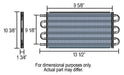 Derale Cooling Products Derale Replacement Tube and Fin Engine Oil Coolers 15300 Autofit