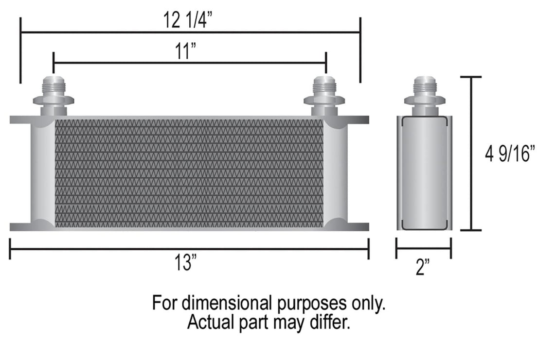 Derale Cooling Products Derale Stacked Plate Fluid Coolers 15602 Autofit