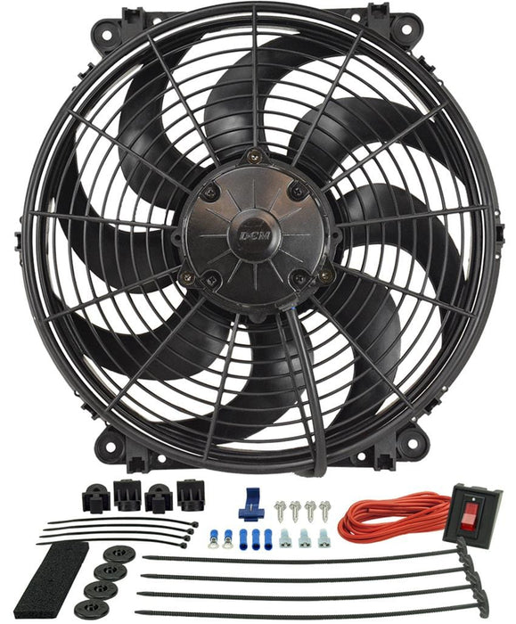 Derale Cooling Products Derale Tornado Universal Fans 16514 Autofit