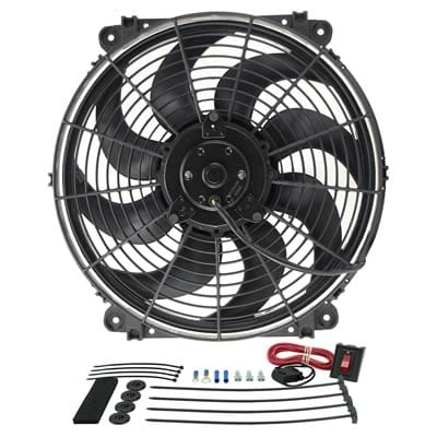 Derale Cooling Products Derale Tornado Universal Fans 16514 Autofit