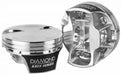 Diamond Diamond Diamond LS Dish Top Forged Pistons with Rings (D21536-RS) Autofit