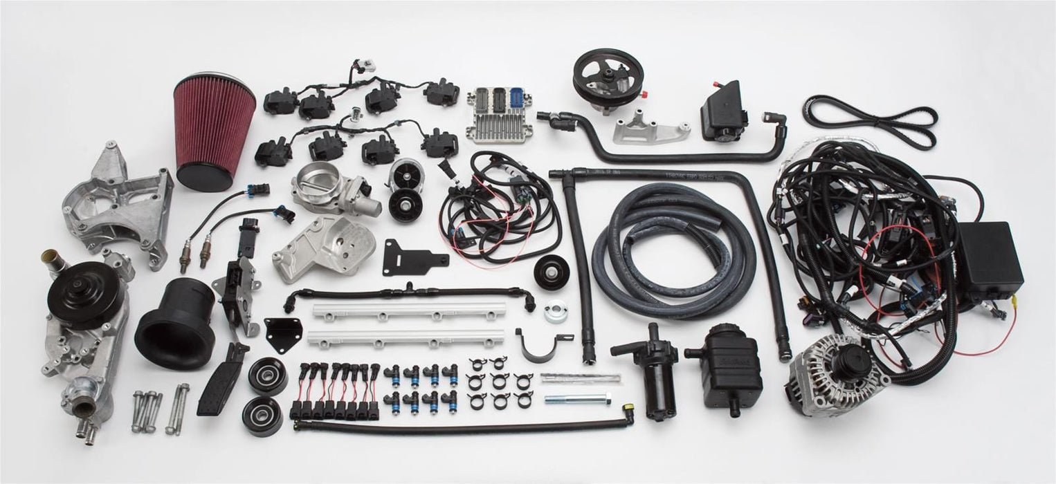 Edelbrock Edelbrock 416 C.I.D. E-Force Supercharged Long Block Crate Engines for GM LS 46760 Autofit