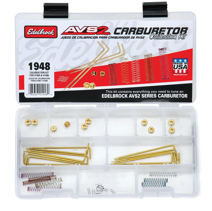 Edelbrock Edelbrock AVS2 Series Carburetor Calibration Kits 1948 Autofit