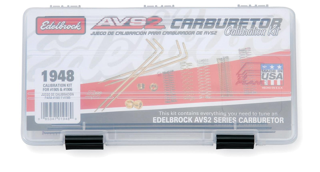 Edelbrock Edelbrock AVS2 Series Carburetor Calibration Kits 1948 Autofit