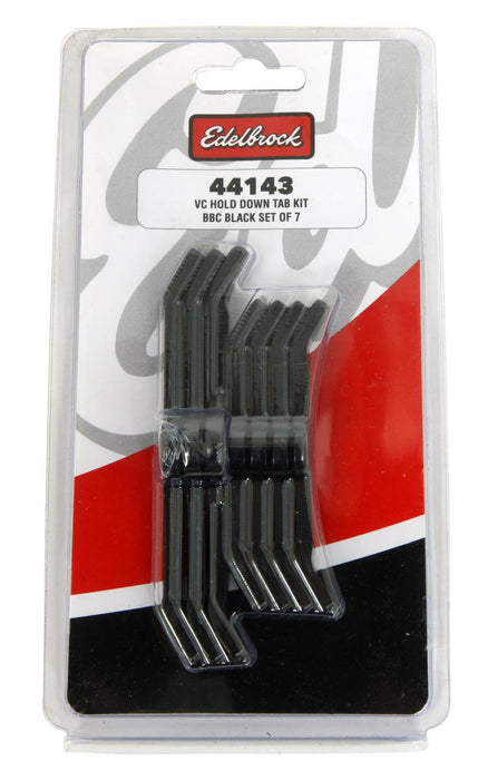 Edelbrock Edelbrock Black Valve Cover Hold-Down Tabs 44143 Autofit