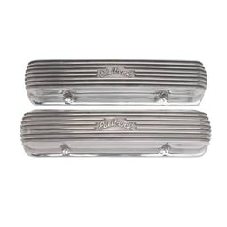 Edelbrock Edelbrock Classic Cast Aluminum Valve Covers 4130 Autofit