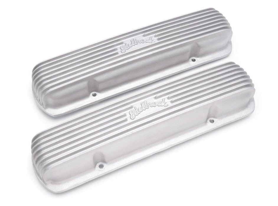 Edelbrock Edelbrock Classic Cast Aluminum Valve Covers 41309 Autofit