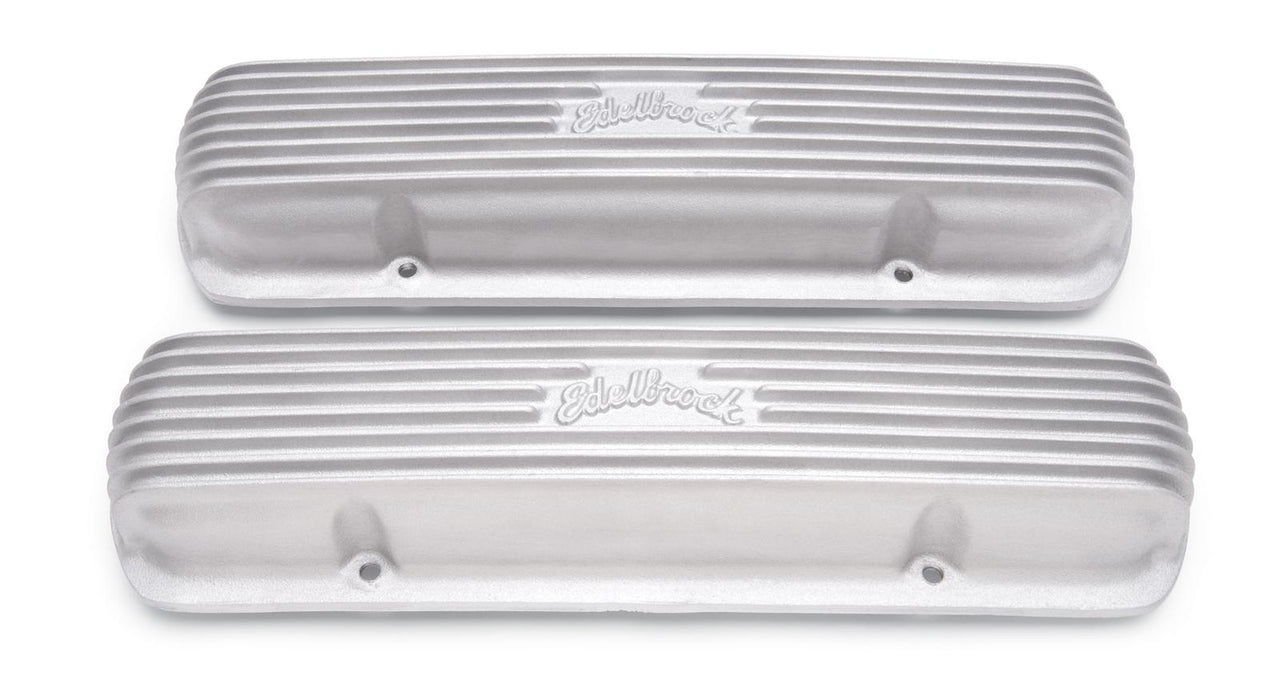 Edelbrock Edelbrock Classic Cast Aluminum Valve Covers 41309 Autofit