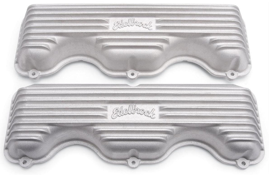 Edelbrock Edelbrock Classic Cast Aluminum Valve Covers 41409 Autofit