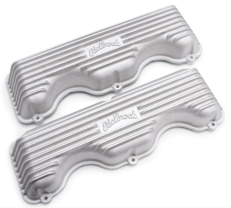 Edelbrock Edelbrock Classic Cast Aluminum Valve Covers 41409 Autofit