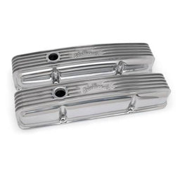 Edelbrock Edelbrock Classic Cast Aluminum Valve Covers 4144 Autofit