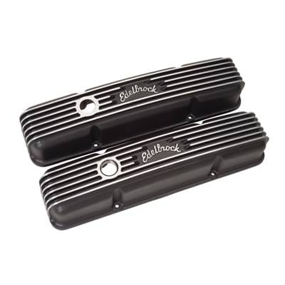 Edelbrock Edelbrock Classic Cast Aluminum Valve Covers 41443 Autofit