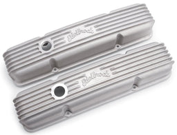 Edelbrock Edelbrock Classic Cast Aluminum Valve Covers 41449 Autofit
