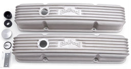 Edelbrock Edelbrock Classic Cast Aluminum Valve Covers 41449 Autofit
