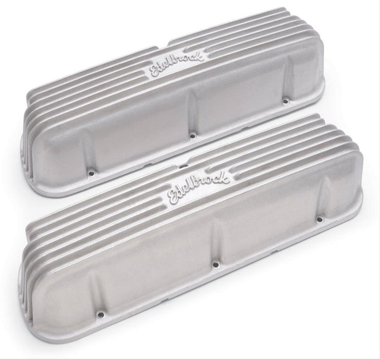 Edelbrock Edelbrock Classic Cast Aluminum Valve Covers 41609 Autofit