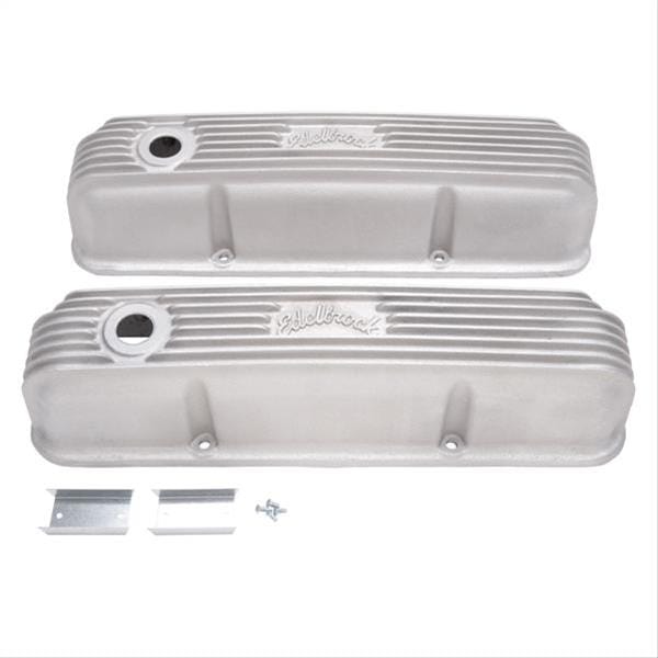 Edelbrock Edelbrock Classic Cast Aluminum Valve Covers 41629 Autofit
