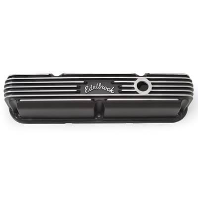 Edelbrock Edelbrock Classic Cast Aluminum Valve Covers 41763 Autofit