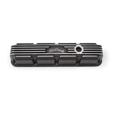 Edelbrock Edelbrock Classic Cast Aluminum Valve Covers 41773 Autofit