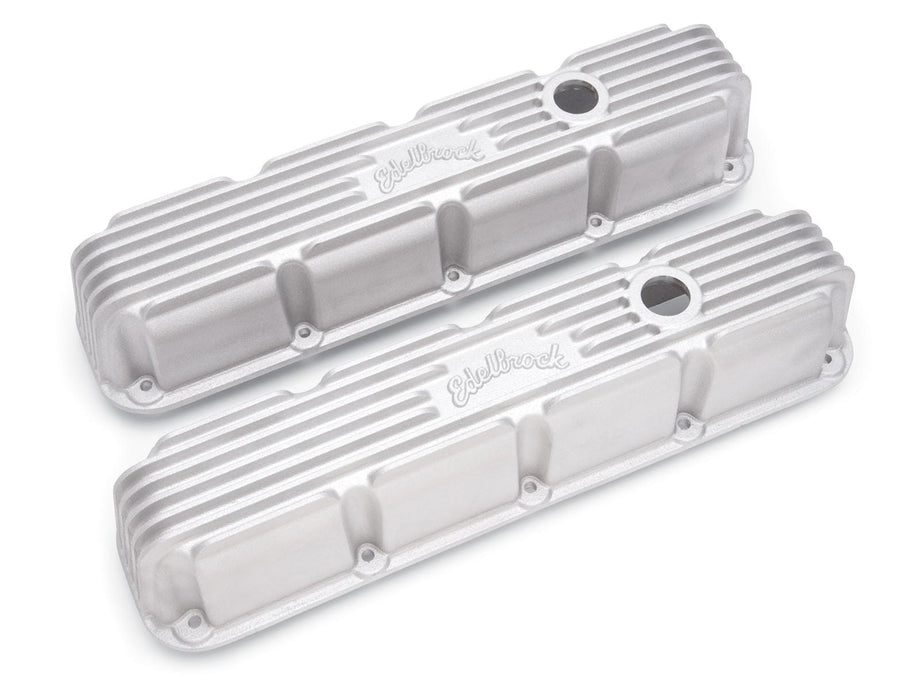 Edelbrock Edelbrock Classic Cast Aluminum Valve Covers 41779 Autofit