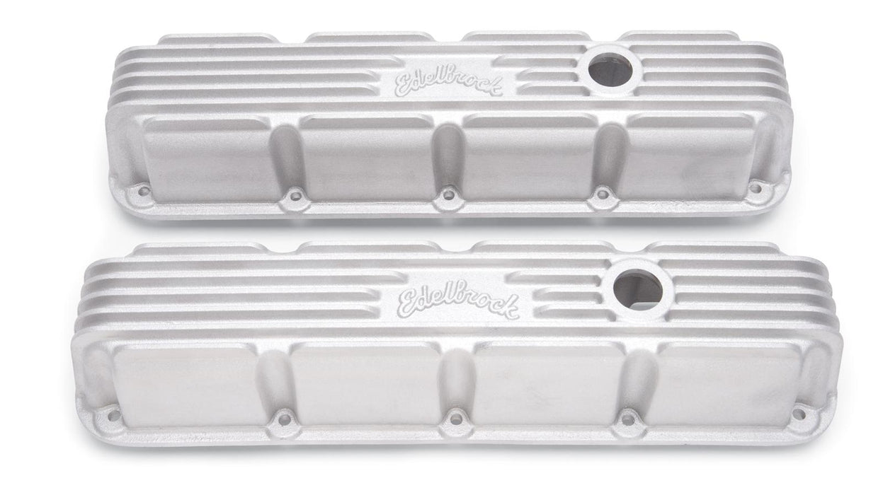 Edelbrock Edelbrock Classic Cast Aluminum Valve Covers 41779 Autofit
