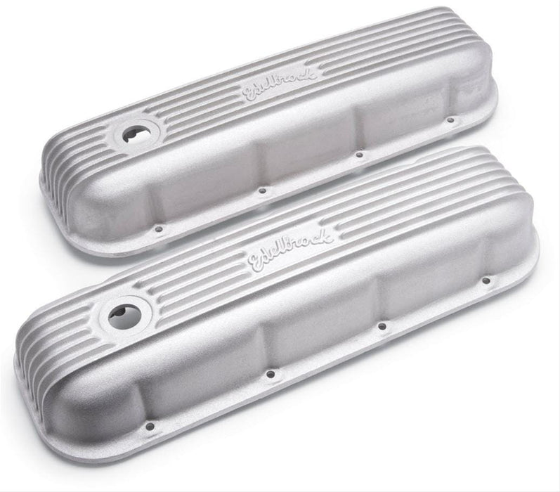 Edelbrock Edelbrock Classic Cast Aluminum Valve Covers 41859 Autofit