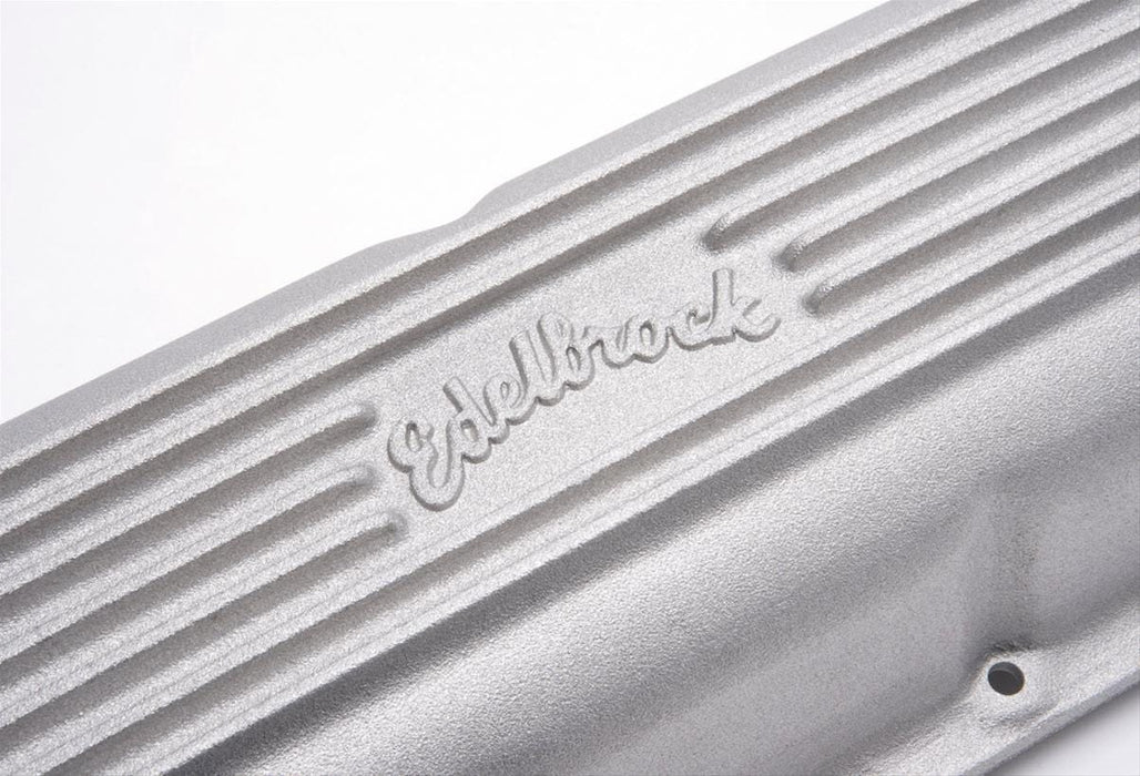 Edelbrock Edelbrock Classic Cast Aluminum Valve Covers 41859 Autofit