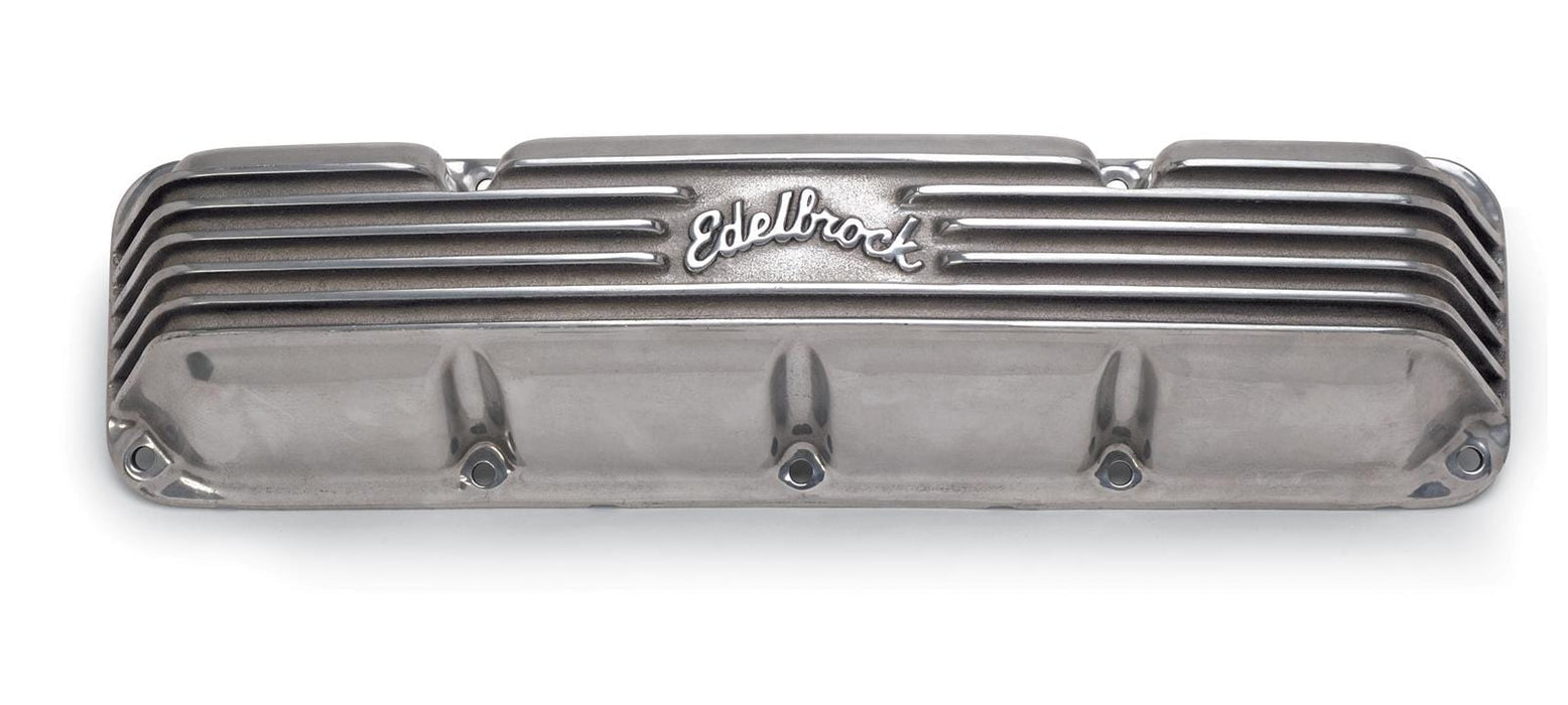Edelbrock Edelbrock Classic Cast Aluminum Valve Covers 4199 Autofit