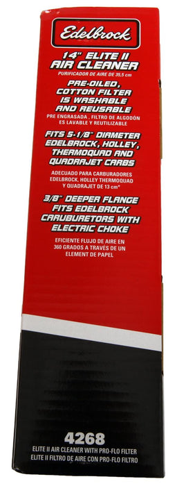 Edelbrock Edelbrock Elite II Series Air Cleaners 4268 Autofit