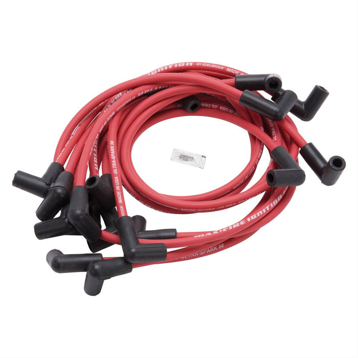 Edelbrock Edelbrock Max-Fire Ultra-Spark 50 Spark Plug Wire Sets 22712 Autofit
