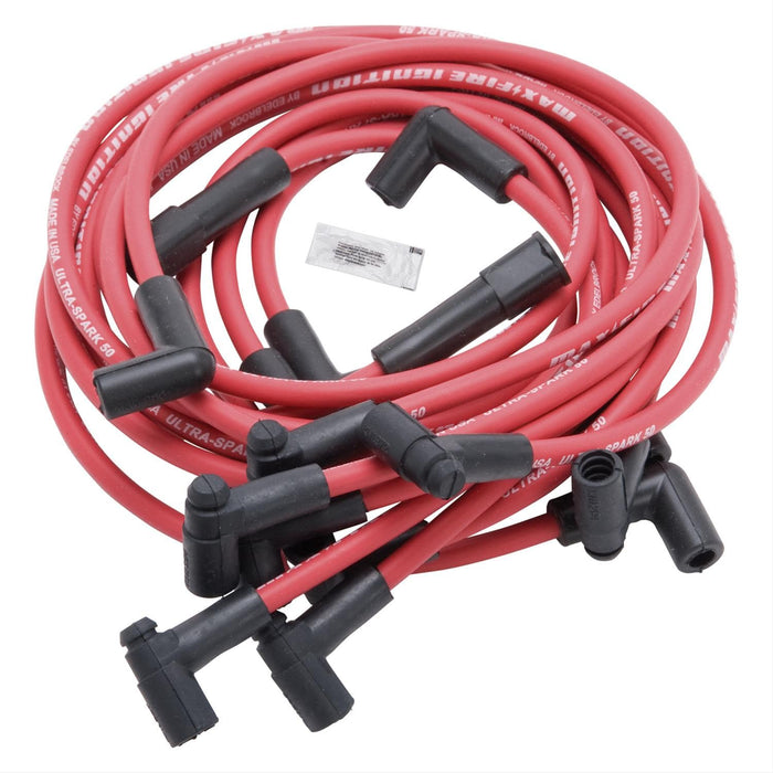 Edelbrock Edelbrock Max-Fire Ultra-Spark 50 Spark Plug Wire Sets 22713 Autofit