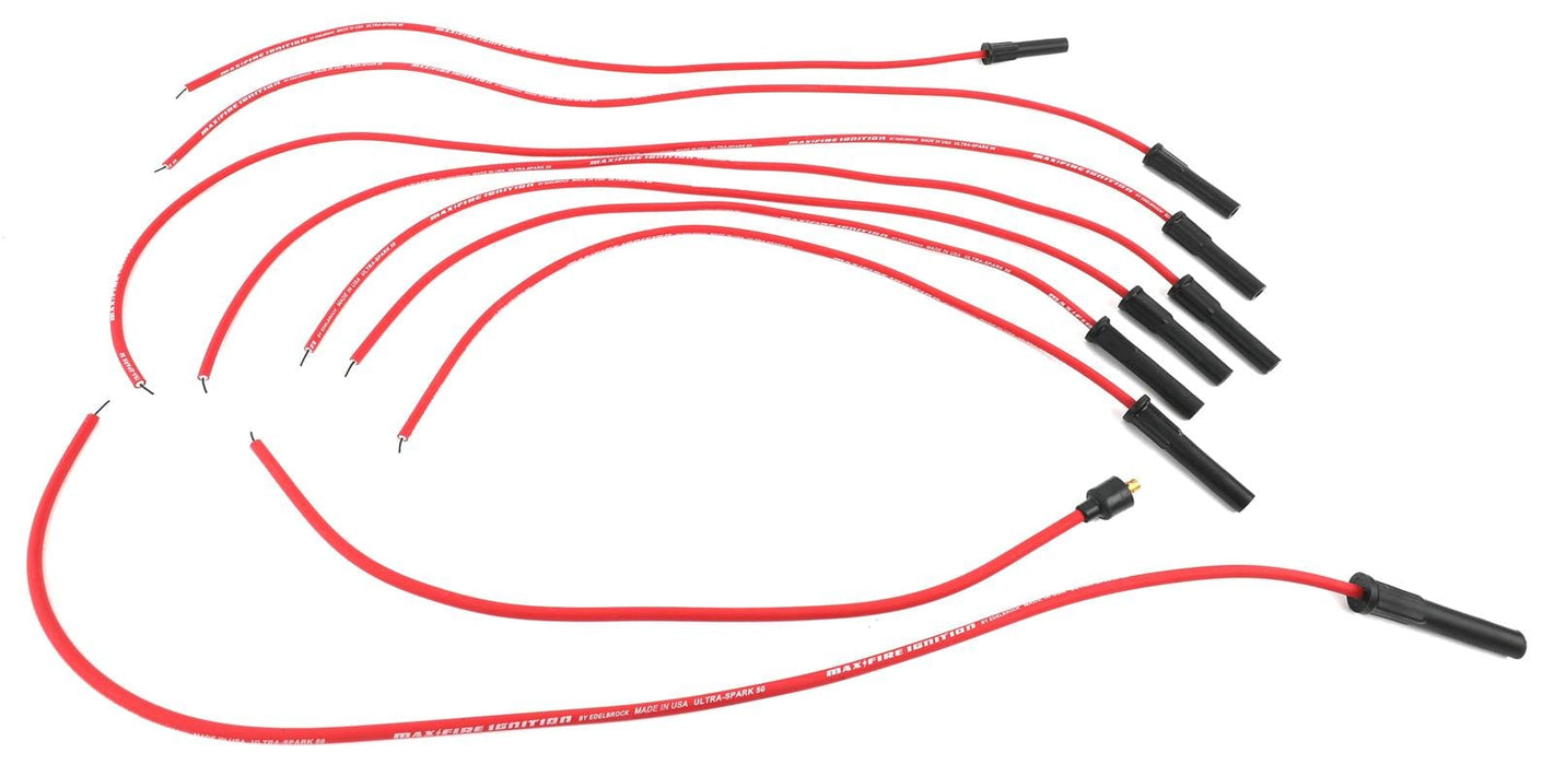 Edelbrock Edelbrock Max-Fire Ultra-Spark 50 Universal Spark Plug Wire Sets 22710 Autofit