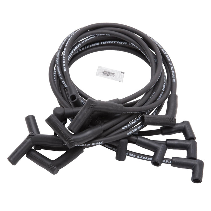 Edelbrock Edelbrock Max-Fire Ultra-Spark 500 Spark Plug Wire Sets 22704 Autofit