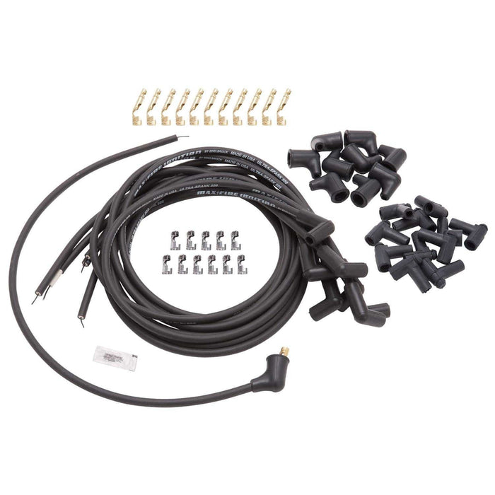 Edelbrock Edelbrock Max-Fire Ultra-Spark 500 Universal Spark Plug Wire Sets 22701 Autofit