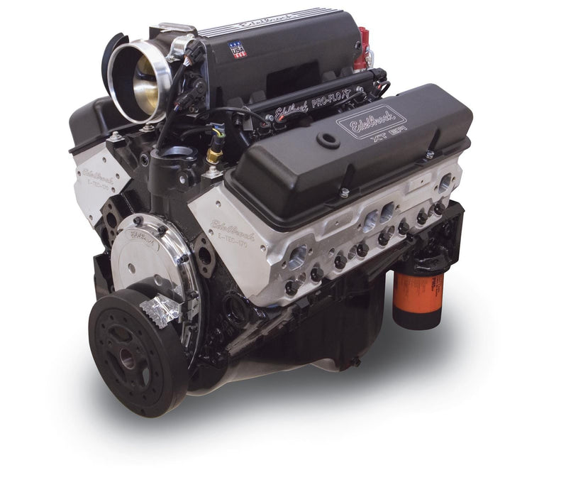 Edelbrock Edelbrock Performer E-Tec Pro-Flo XT 4 350 C.I.D. 380 HP Long Block Crate Engines 46613 Autofit