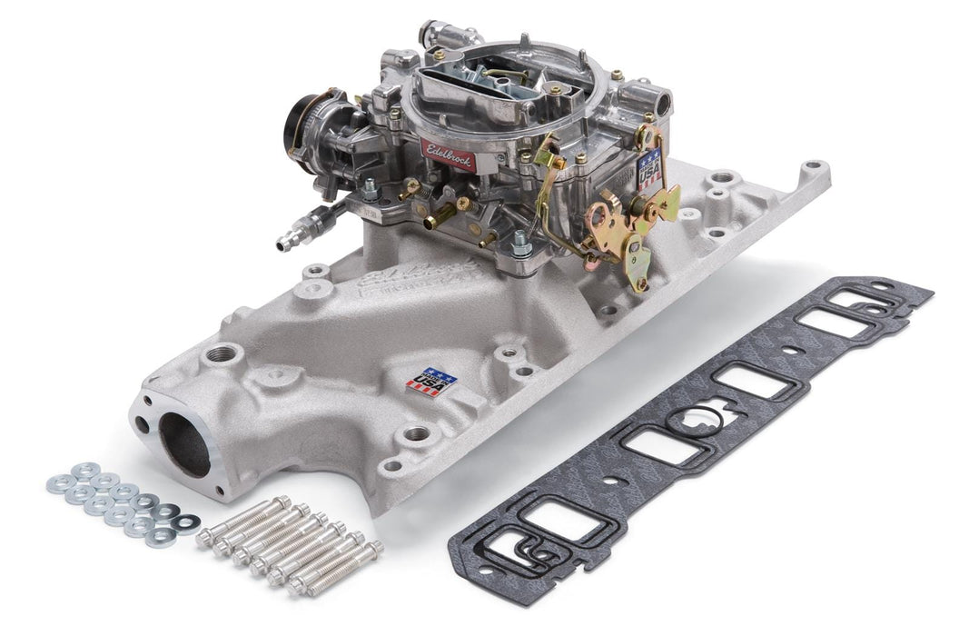 Edelbrock Edelbrock Performer Intake Manifold and Carburetor Kits 2031 Autofit