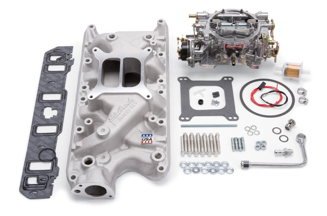 Edelbrock Edelbrock Performer Intake Manifold and Carburetor Kits 2031 Autofit