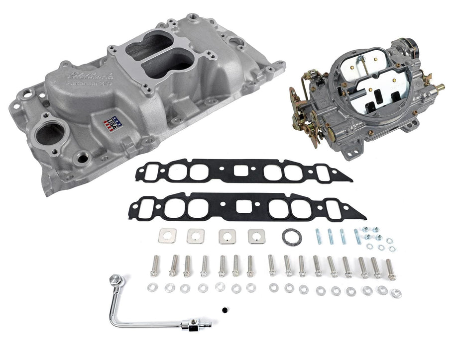 Edelbrock Edelbrock Performer Intake Manifold and Carburetor Kits 2061 Autofit