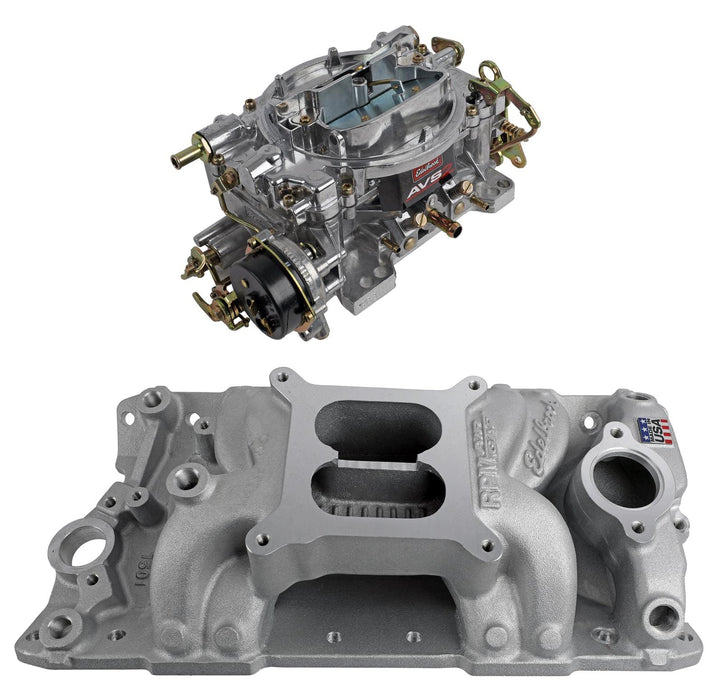 Edelbrock Edelbrock Performer RPM Air-Gap Intake Manifold and Carburetor Kits 2004 Autofit