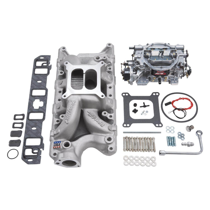Edelbrock Edelbrock Performer RPM Air-Gap Intake Manifold and Carburetor Kits 2033 Autofit