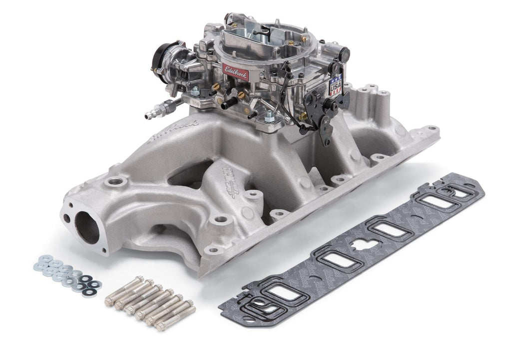 Edelbrock Edelbrock Performer RPM Air-Gap Intake Manifold and Carburetor Kits 2034 Autofit