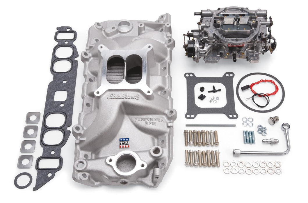 Edelbrock Edelbrock Performer RPM Intake Manifold and Carburetor Kits 2062 Autofit