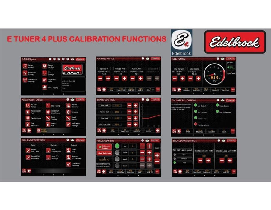Edelbrock Edelbrock Pro-Flo 4 Plus Self-Learning Engine Management Systems 36130 Autofit