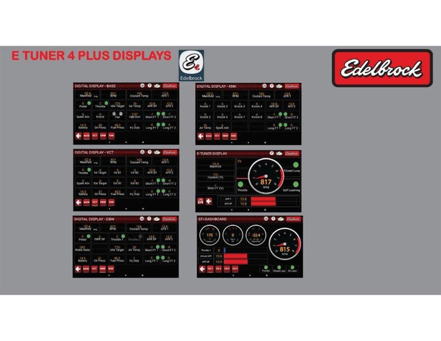 Edelbrock Edelbrock Pro-Flo 4 Plus Self-Learning Engine Management Systems 36140 Autofit