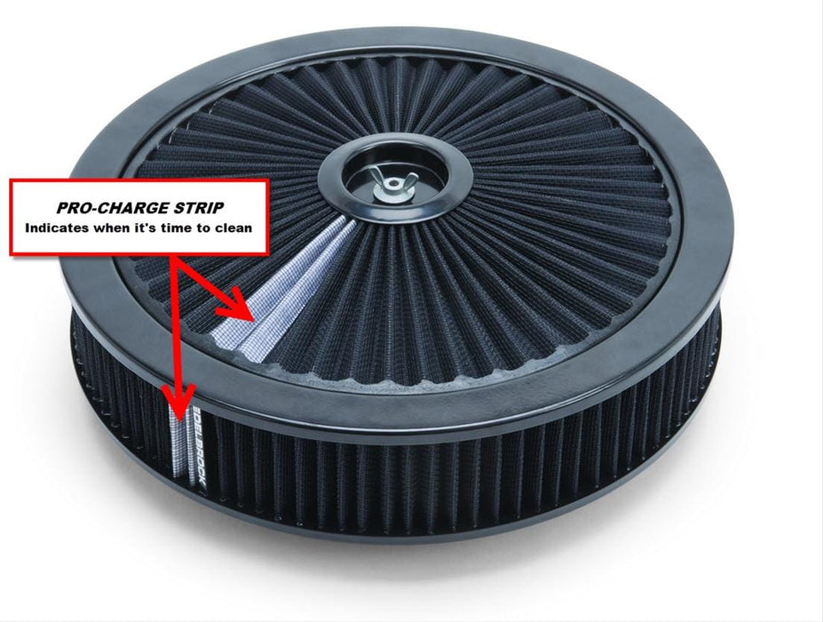 Edelbrock Edelbrock Pro-Flo High-Flow Series Air Cleaners 43662 Autofit